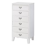 東谷(あづまや) チェスト6段 MIP-474WH 日用品 家具 完成品家具