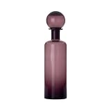 Torre & Tagus 901565C Bosco Ball Top Glass Bottle Vase, Tall, Purple by Torre & Tagus [並行輸入品]