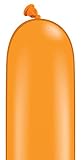 Qualatex ★260Q★ジュエルカラー（単色）約100入　マンダリンオレンジ　【風船　バルーン】【マジックバルーン】 【ペンシルバルーン】【ツイストバルーン】【バルーンアート】【縁日】【お祭り】