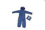 防水一体スーツ 3歳から4歳児用　青