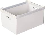 [N-7605625]ＫＵＮＩＭＯＲＩ　プラダン　ＮＳコンテナ　４０Ｌ（ＳＷコーナー）ホワイト 78100NS40LWH