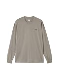 [ザ・ノース・フェイス] 長袖 カットソー ロンT L/S FD Nuptse Cotton Tee ストーンスラブ L