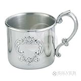Empire Pewter Scroll Baby Cup by Empire Silver [並行輸入品]
