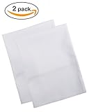BB MY BEST BUDDY Toddler Pillowcase - White - Two pack - 100% twill cotton - 13x18 Shrinks to fit - 