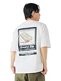 [ビームスハート] プリントT(半袖) アイスクリーム バッグプリント Tシャツ メンズ WHT/バー L