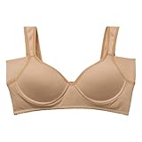 汗取りインナー ブラジャー 脇汗 インナー カップ付 ブラジャー ノンワイヤー 脇汗パッド 汗 吸収 夏 レディース 綿100% 肩紐 幅広 M L LL 大きいサイズ ゆったり 大きめ 綿100％脇汗ガード ブラ(M)