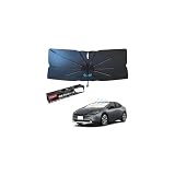 【メーカー直営】【2026改良型】Mozan トヨタ プリウス 60系 専用 傘型 サンシェード フロントガラス シェード 傘 PRIUS 5代目 2023年-現行 パラソル 傘式 日よけ UVカット 10本骨 ガラス繊維 360°回転可能 傘柄が曲がる 日差しカット 遮光 断熱 車中泊 プライバシー保護 ワンタッチ収納 専用設計 収納袋付き 取付簡単 内装パーツ