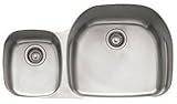 Franke PRX 120-lh Prestige 35 – 5 / 8 " x 20 – 4 / 9 "ダブルBasinアンダーマウント16-gauge St、 35 5/8-inch PRX12