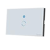 SonoffスマートライトスイッチWiFiワイヤレスタッチスイッチ壁Appリモートコントロール、Amazon AlexaおよびGoogleサポート