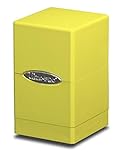 Bright Yellow Satin Tower Deck Box [並行輸入品]