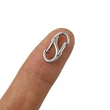 2個304ステンレス鋼ネックレス ブレスレット アンクレット 金具 留め具 アクセサリー ストラップ パーツ ハンドメイド DIY材料 カニカン (14mm, シルバー)