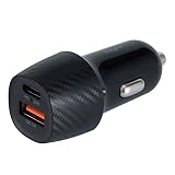 Digio2 カーチャージャー 20W PD充電対応 Type-C1ポート+USB A1ポート ブラック Z0129
