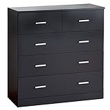 タンスのゲン チェスト 幅90cm タンス 収納家具 スライドレール付き 背面化粧仕上げ オシャレ 補強 Napoli ブラック 68010002 11