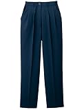 UNIWEAR(ユニウェア) レディース スラックス BW-1002 紺 M ( 9号 ) （ 日本製生地使用 ）