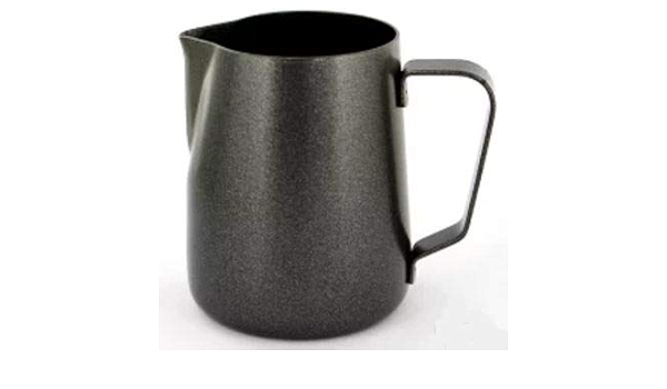 Amazon Co Jp Rattleware Rw Latte Art Milk Pitcher Teflon Treated Black 12oz 360cc Home Kitchen