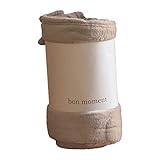 bon moment 毛布 伝説の毛布 シングル レギュラー マイクロファイバー 洗える／ボンモマン (グレージュ, シングル(W140×H200), レギュラー)