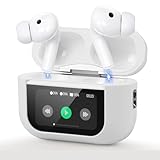 Bluetooth イヤホン ワイヤレス 【2025 年新登場·多機能タッチスクリーン·ANC 対応 】Bluetooth5.4 ぶるーとぅーす ブルートゥース イヤホン探し IPX7防水 ノイズキャンセリング 最大48時間再生時間 自動ペアリング マイク付き ENC通話 HiFi音質 Type-C充電 小型/軽量 iPhone/Android/Pad適用 スポーツ/通勤