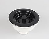 天力キッチンシンク用の流し排水栓XK252 (黒い)