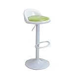 バーチェア、リフトバーチェアシンプルなホームレジャースイベルチェアハイスツール幅34×高さ60-80cm ( 色 : 緑 )
