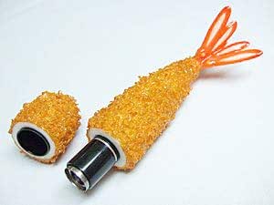 Amazon Co Jp ながお食研 食品サンプル えびフライ印鑑カバー シャチハタが入るサイズになっています 印鑑を探すことなく宅急便などにご利用いただけます 文房具 オフィス用品