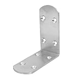 uxcell 85mmx85mm ステンレス鋼 90 度 L 字型のアングル棚支柱ブラケット