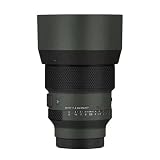 に適合する Sigma Art 85mm F1.4 DG DN用 ソニーマウントカメラデカールスキンビニールラップフィルムカメラレンズボディ保護ステッカープロテクターコート1:1.4 85 1.4(レザーグリーン)