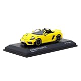 ターマックワークス x ミニチャンプス 1/64 ポルシェ 718 スパイダー RS レーシングイエロー Tarmac x MINICHAMPS [並行輸入品]