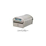 TOEX LIXIL エクスポスト　アメリカンタイプ　W-1型・前入れ後取出し(壁付けポスト台座仕様）セキュリティ仕様　【リクシル】 シャイングレー　台座Bタイプ