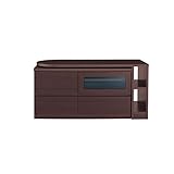 回転盤付きテレビ台　　ダークブラウン　Ａ