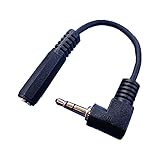 3Aカンパニー　ステレオミニL型変換ケーブル　0.1ｍ　φ3.5mm　AAD-35S01L