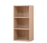 カラーボックス 3段 収納ボックス 1個で宅配 5色対応 ナチュラル ブラック ブラウン ホワイト オーク 低ホルムアルデヒド ツースター等級 多目的棚 本棚 オープンラック