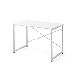 イーサプライ シンプルワークデスク 平机 シンプルデザイン パソコンデスク 幅100cm フリーアドレス EZ1-DESKF003