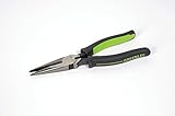Greenlee 0351-06M Long Nose Pliers/Side Cutting, Molded Grip, 6" [並行輸入品]