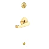 Schlage F59 ELA 605 Elan Interior Lever with Deadbolt, Bright Brass (Interior Half Only) by Schlage 