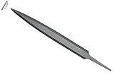 Grobetスイスパターンファイルバレッタ6インチカット0