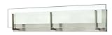 Hinkley照明5654-led2 4ライトLED VanityライトLatitudeコレクションから、 シルバー 5654BN-LED2 1
