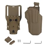 WoSporT BLACKHAWK OMNIVOREタイプ マルチフィット ホルスター＆QLSベースセット(各種ハンドガン対応)Tan