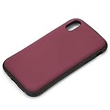 Premium Style iPhoneXSMax用 ハイブリッドタフケース マットレッド PG-18ZPT03RD