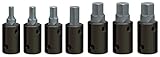 Wright Tool 403 1/2" Drive Impact Hex Bit Socket Set (7-Piece) [並行輸入品]
