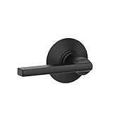 Schlage f10 Latitude Passageロックwith 16080ラッチ10027 Strikeマットブラック仕上げ