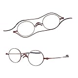SHIORI 老眼鏡 薄型リーディンググラス SI-05-2+1.50 ブラウンデミ ラウンドタイプ