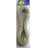 OHM 配線用 ビニール平行線 灰 2m 1200W (04-7322)