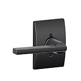 Schlage F170LAT716CEN Century Collection Latitude Decorative Trim Lever, Aged Bronze [並行輸入品]