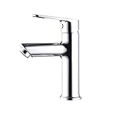 ChromeBathroom蛇口シングルハンドル1ホールデッキマウントトイレ