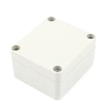 uxcell ジャンクションボックス　電気ボックス　シール　表面実装　　グレー　65mm x 55mm x 35mm