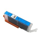 BCI-381XL キヤノン用 互換 インクカートリッジ シアン BCI-381XLC 単品 大容量 残量表示 個包装 対応機種：PIXUS TR8630a TR703a TR8630 他【YUBOYA】