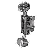 SmallRig マジックアーム クイックリリース 360°ボールヘッド付き 関節式マジックアーム 1/4"-20ネジ 取り外し可能な位置決めピン付き 耐荷重5.5kg モニター カメラケージ HawkLock H21 ビデオ撮影 カメラ用 4488