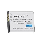 オリンパス対応 D-LI92 LI-50B WG-70 60 50 40 30 20 WG-10 WG-5 4 3 2 GPS RZ18【3.7V 1200mah】互換 バッテリー2025IM