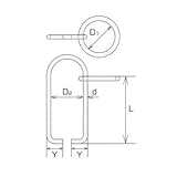 水本機械 ステンレス係船環 MD型 1個価格 MD-19