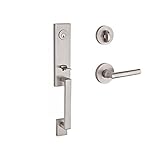Baldwin SCSEAXTUBLCRR150 Reserve Single Cylinder Handleset Seattle x Tube with Contemporary Round Ro
